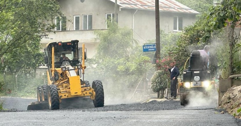 Belediye asfalt çalışmalarına hız verdi