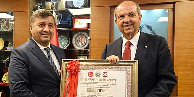 Şenlikoğlu davet etti, KKTC Cumhurbaşkanı Tatar Giresun'a geldi